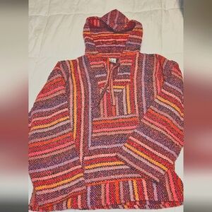 Neon Pink Baja Hoodie